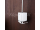 Nimco MAYA WC kefa s držiakom, biela keramika/chróm MA 29094KN-26
