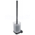 Nimco MAYA WC kefa s držiakom, matné sklo/čierny mat MAC 29094CN-90