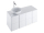 Ravak BALANCE SD Skrinka pod umývadlo SD 60x50x46,5cm, biela/biela+Cleaner