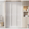 Ravak ASDP3-130 Sprchové dvere posuvné trojdielne 130x198 cm, white, Pearl + Cleaner