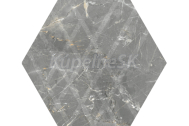 Paradyz MARVELSTONE LIGHT GREY HEKSAGON GRES SZKL. MAT. 19,8X17,1