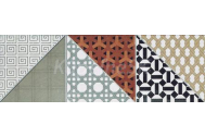 Rako DECO DDPP2659 viacfarebná,dlažba 15x45x0,8 cm,matná,mrazuvzd.,rektifik,R9,1.tr.
