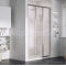 Ravak ASDP3-80 Sprchové dvere posuvné trojdielne 80x198 cm, satin, transparent + Cleaner