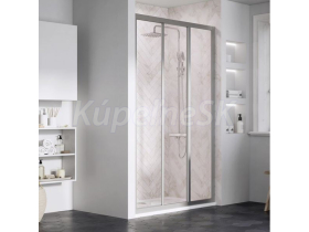Ravak ASDP3-120 Sprchové dvere posuvné trojdielne 120x198 cm, satin, transparent + Cleaner