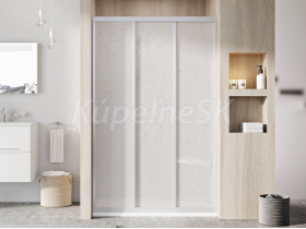 Ravak ASDP3-120 Sprchové dvere posuvné trojdielne 120x198 cm, satin, pearl