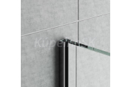 Glass Profile GPS14/12 nástenný profil pre uchyt.skla nerez satin 250cm,výš.12mm,na stenu