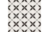 Cersanit PATCHWORK CLOVER BLACK PATTERN 29,8X29,8 G1, dlažba, mat. OP867-002-1,1.tr.