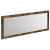 Sapho TREOS zrkadlo v ráme 1100x500x28mm, dub Collingwood (TS103)