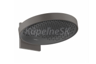 Hansgrohe 26230340 Rainfinity 360 1jet Horná sprcha s pripojením, kefovaný čierny chróm