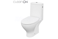 Cersanit MODUO WC-Kombi zadný odpad 3/5 CLEAN ON+sed.SLIM DP,SC,EO, Biela K116-024