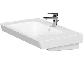 Cersanit MILLE Umývadlo nábytkové 80X45cm s prepadom, otvor pre bat, Biela K675-003
