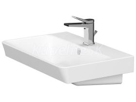 Cersanit MILLE SLIM Umývadlo nábytkové 60X41cm s prepadom, otvor pre bat, Biela K675-002