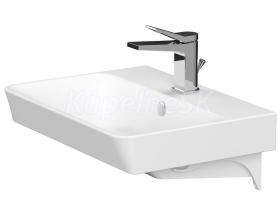 Cersanit MILLE SLIM Umývadlo nábytkové 50X38cm s prepadom, otvor pre bat, Biela K675-004 K