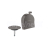 Hansgrohe 58117340 súprava pre napúštanie,odpad a prepad Exafill, kefovaný čierny chróm