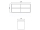 Cersanit CREA Skrinka umývadlová závesná 119,4x53,3x44,7cm, Biela lesk S931-001