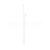 Hansgrohe 28631700 Unica`S Puro sprchová tyč, 90 cm, matná biela