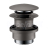 Hansgrohe 50100340 odtokový ventil push-open s prepadom DN32, kefovaný čierny chróm