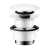 Hansgrohe 50100700 odtokový ventil push-open s prepadom DN32, matná biela