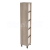 Cersanit CITY skrinka vysoká 35x180x30 prídavná, Sivý Dub S584-001