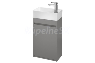 Cersanit SET B107 CREA skrinka + CREA 40 umývadlo, Šedá Matná S801-281