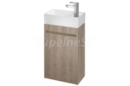 Cersanit SET B112 CREA skrinka + CREA 40 umývadlo, Dub S801-286