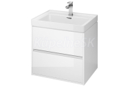 Cersanit SET B104 CREA skrinka + CREA 60 umývadlo, Biela lesk S801-278