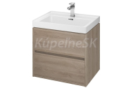 Cersanit SET B114 CREA skrinka + CREA 60 umývadlo, Dub S801-288