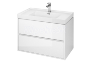 Cersanit SET B105 CREA skrinka + CREA 80 umývadlo, Biela lesk S801-279
