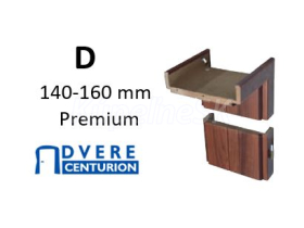 CENTURION obložková nastaviteľná zárubňa S8, 8cm, pre hrúbku steny D 140-160 mm, Premium