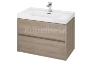 Cersanit SET B115 CREA skrinka + CREA 80 umývadlo, Dub S801-289