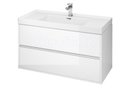Cersanit SET B106 CREA skrinka + CREA 100 umývadlo, Biela lesk S801-280