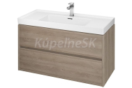 Cersanit SET B117 CREA skrinka + CREA 100 umývadlo, Dub S801-290