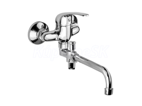Mereo Nástenná batéria do byt. jadra, Lila, 150 mm, s ramienkom o 18 mm - 330 mm, bez prís