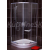 Ravak BLIX BLCP4-80 štvrťkruh sprchový kút 80x80x190cmR50 posuvné dv, Satin,Transp +vešiak