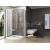 Ravak PIVOT PSKK3-90 štvrťkruh sprch.kút 90x90 cm,R50 krídl.dv,Biela,Transparent+vešiak