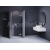 Ravak SMARTLINE SMSD2-110 A-R, 2-dielne sprchové dvere do niky, Bright alu,Transp