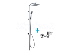 Mereo Sprchová súprava Quatro a sprchová batéria Zuna 150 mm