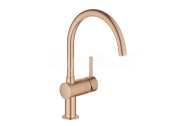 GROHE 32917DL0 MINTA Páková drezová batéria C, DN 15, kartáčovaný Warm Sunset