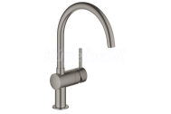 GROHE 32917AL0 MINTA Páková drezová batéria C, DN 15, kartáčovaný Hard Graphite