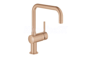 GROHE 32488DL0 MINTA Páková drezová batéria U, DN 15, kartáčovaný Warm Sunset