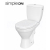 Cersanit CERSANIA WC-Kombi SimpleOn, zadný odpad,3/6l+WC sedátko SC Duropl EO K11-2337