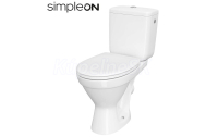 Cersanit CERSANIA II WC-Kombi SimpleOn, zadný odpad,3/6laWC sedátko SC Duropl EO K11-2339