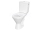 Cersanit CERSANIA II WC-Kombi SimpleOn, zadný odpad,3/6l+sed. Slim SC Durop EO K11-2340