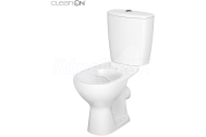 Cersanit ARTECO WC-Kombi CleanOn, vodor.odpad,3/5l spodný prív. +WC sed. Duropl K667-057