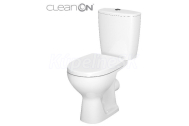 Cersanit ARTECO WC-Kombi CleanOn, vodor.odpad,3/5l spodný prív. aWC sed.DUR,SC,EO K667-056