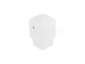 Nimco NIKAU Nádobka na dávkovač mydla, 250 ml, matné sklo/chróm 1029C-Ki náhradný diel