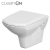 Cersanit CARINA WC misa závesná CleanOn 52,5x35cm, Biela Hranatá + sed. Duroplast K701-033