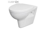 Cersanit PARVA WC misa závesná CleanOn 51,5x35cm, Biela Oválna + sed. SC Duropl K701-015