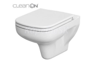 Cersanit COLOUR WC misa závesná CleanOn 52,5x36cm, Biela Hranatá + sed. SC Duropl K701-042