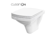 Cersanit EASY WC misa závesná CleanOn 52,5x36cm, Biela Hranatá + sed. SC Duropl K701-144